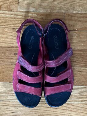 Red ECCO Sandals